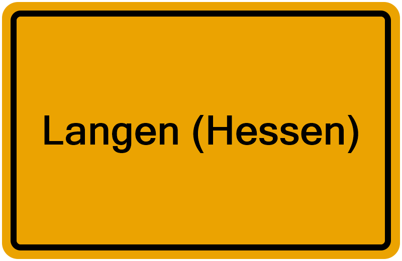 Handelsregisterauszug Langen (Hessen)